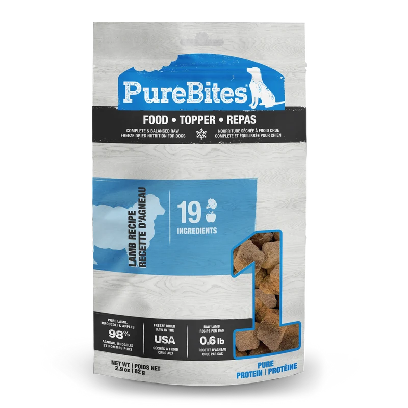 PureBites Dog Food Topper - Lamb Recipe (82g)
