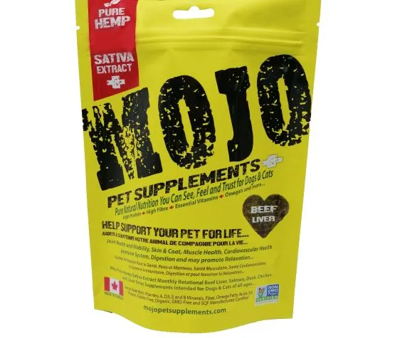 MOJO - Dog & Cats Supplements with Hemp - Beef 186g
