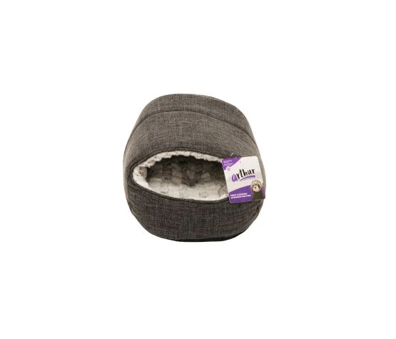 Arthur Soothing Ferret Bed - Grey 13.5"x10"x8"