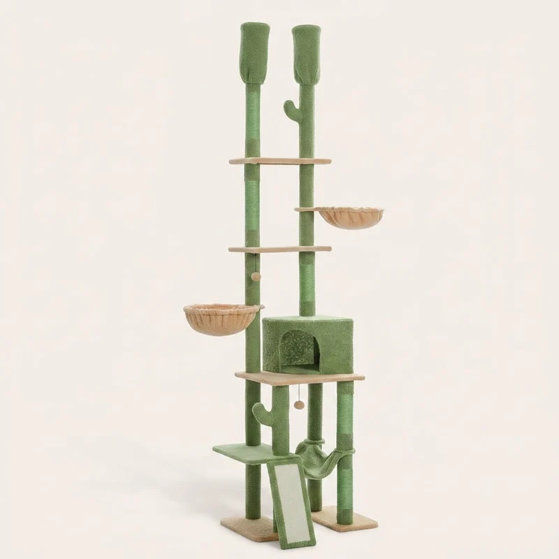 Arbre à chat cactus plafond — Sabaku