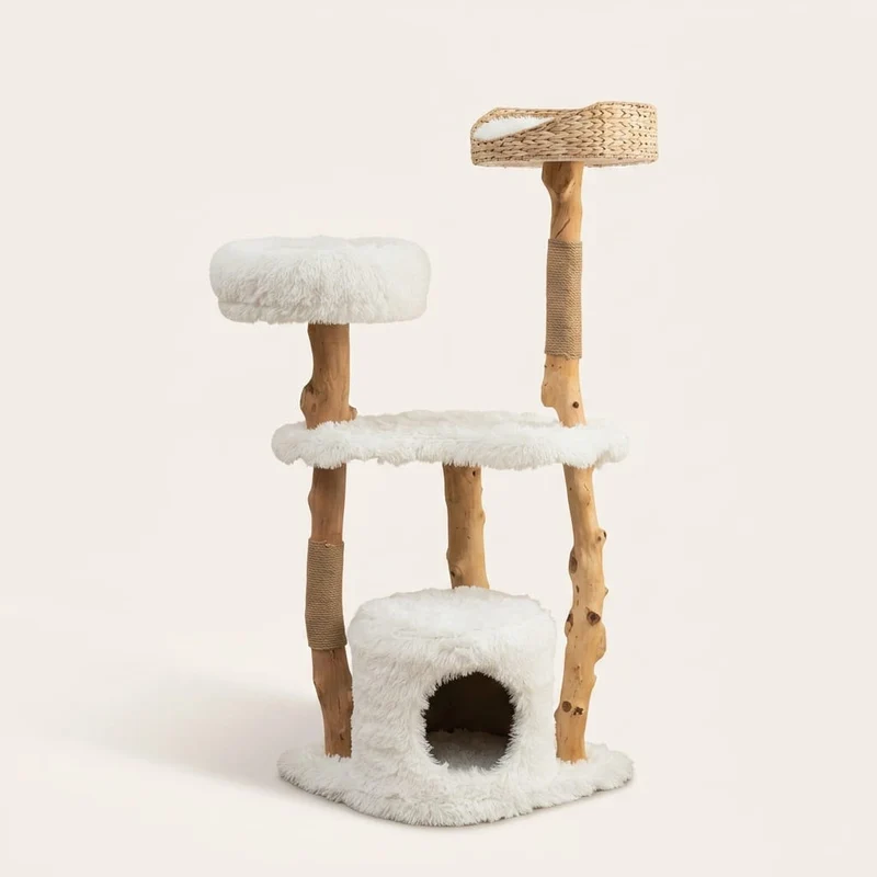 Arbre à chat branche bois — Take