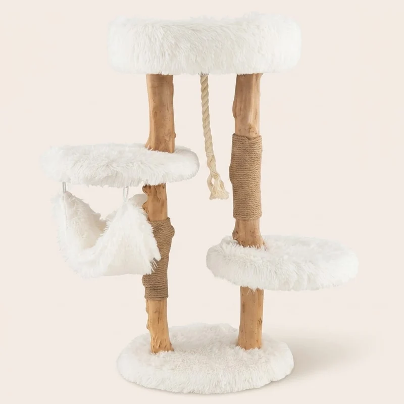 Arbre à chat en bois flottant — Kasen