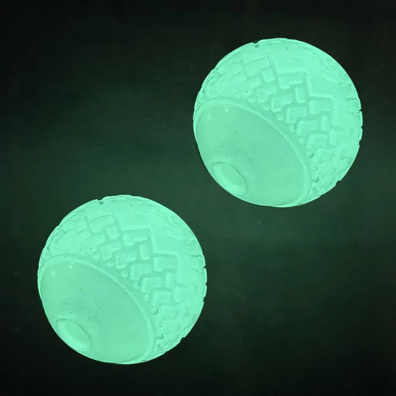 Feixun Balle Lumineuse pour Chien – Jouet Glow dans le Noir (Lot de 2)