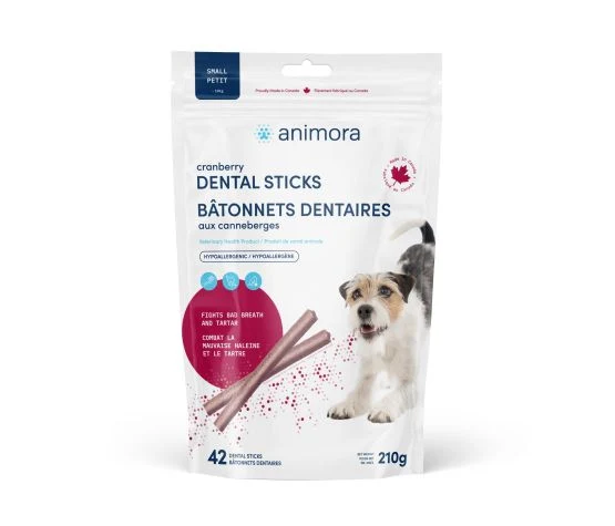 Animora Cranberry Dental Sticks For Dog / Small 42 units