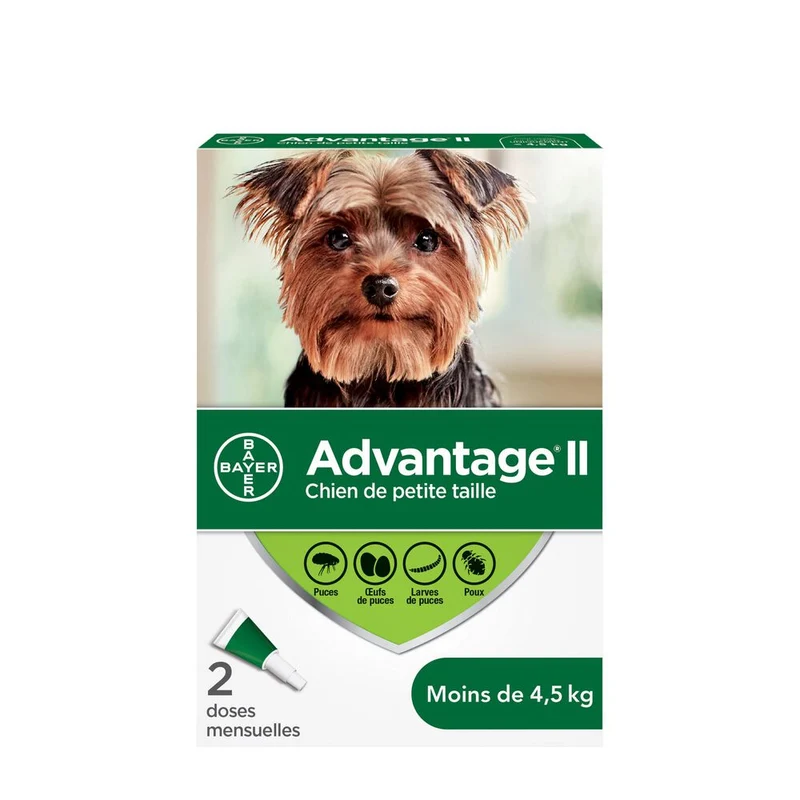 ADVANTAGE II for Dogs - Flea Protection (2 doses)