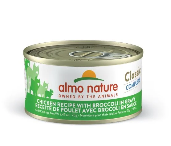 Almo Classic Complete Cat - Chicken Recipe with Brocoli in Gravy 70g