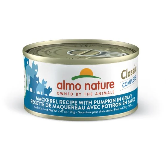 Almo Classic Complete Cat - Mackerel Recipe with Pumpkin in Gravy 70g