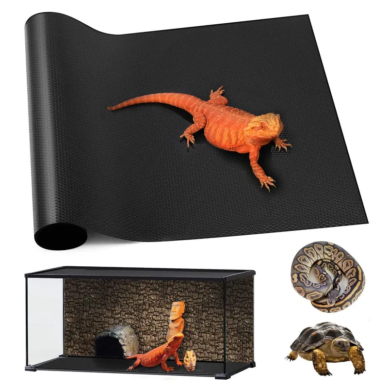 SISIPAI LIFE Tapis terrarium 150 litres – 18x36, 1 pack, non adhésif et facile à nettoyer