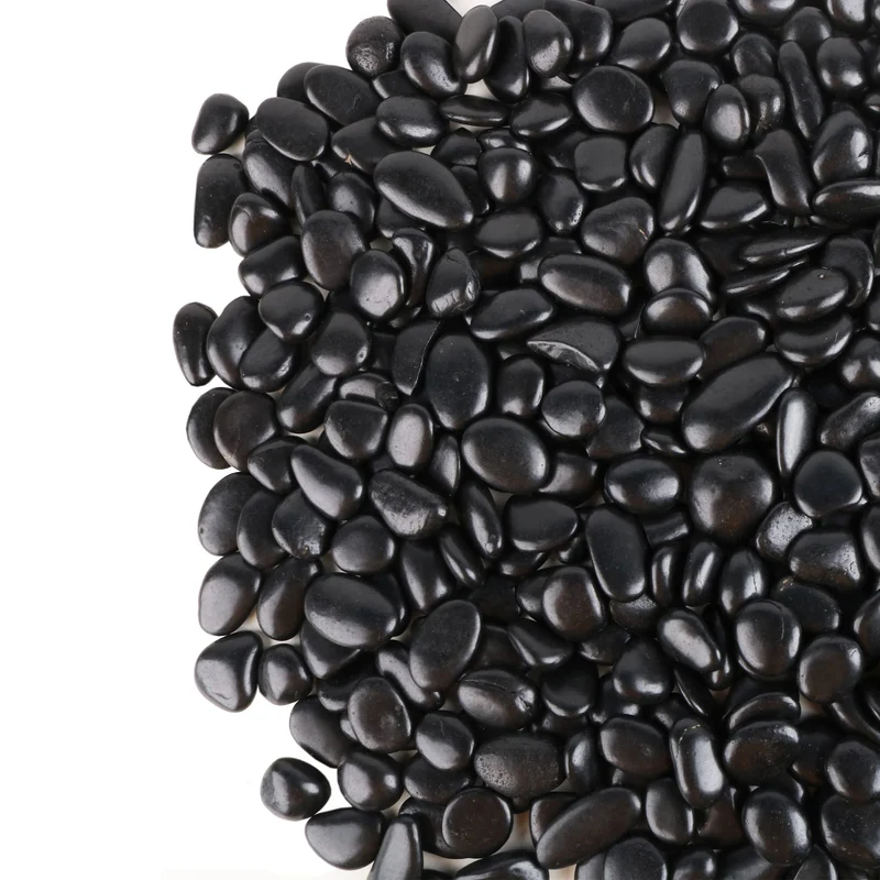 Pierres noires pour plantes — Gravillon d'aquarium en vrac 1,8 lb, 0,8–1,2 po — CJGQ