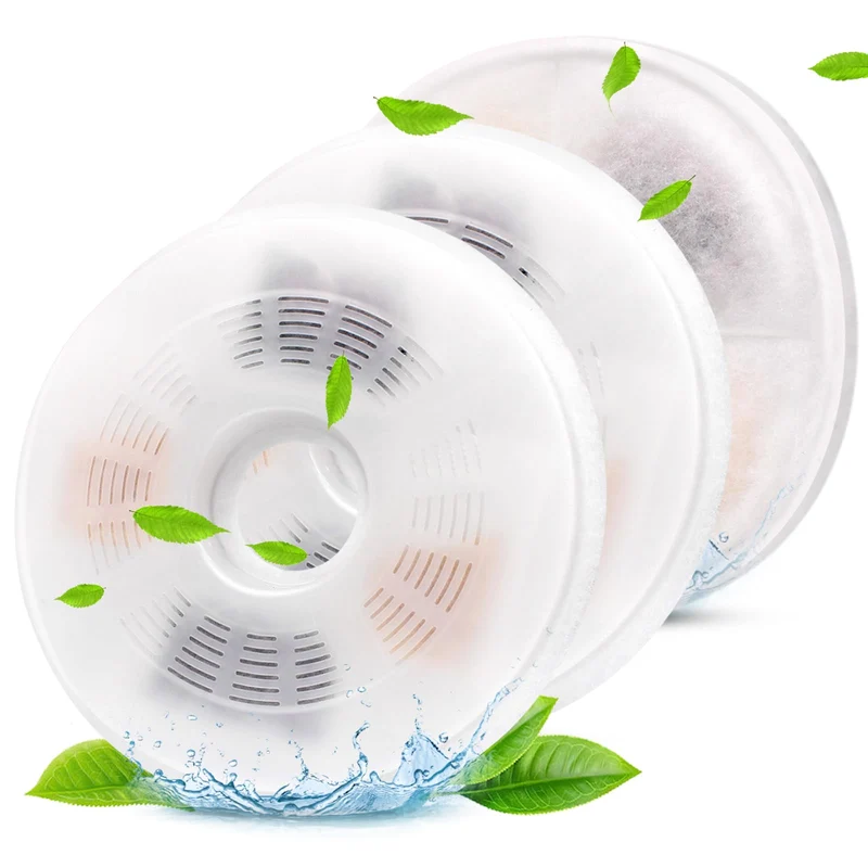 Pack 3/6/9 filtres Petilog pour fontaine chat — Compatible Catit, charbon actif et résine d'échange ionique