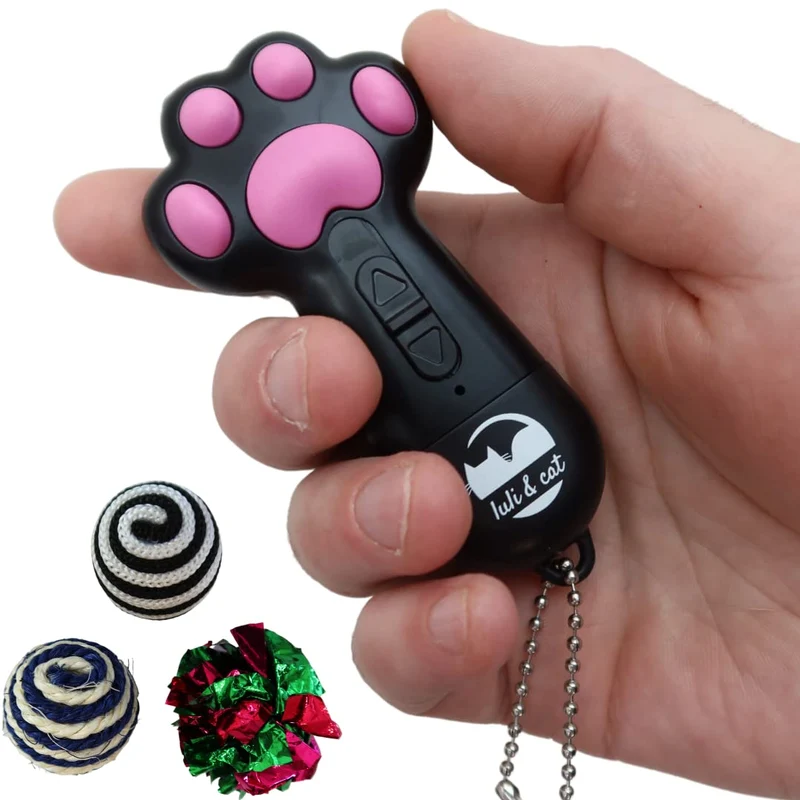 Jouet Laser USB Rechargeable Luli & Cat – Pointeur Interactif Multi-Fonctions pour Chats