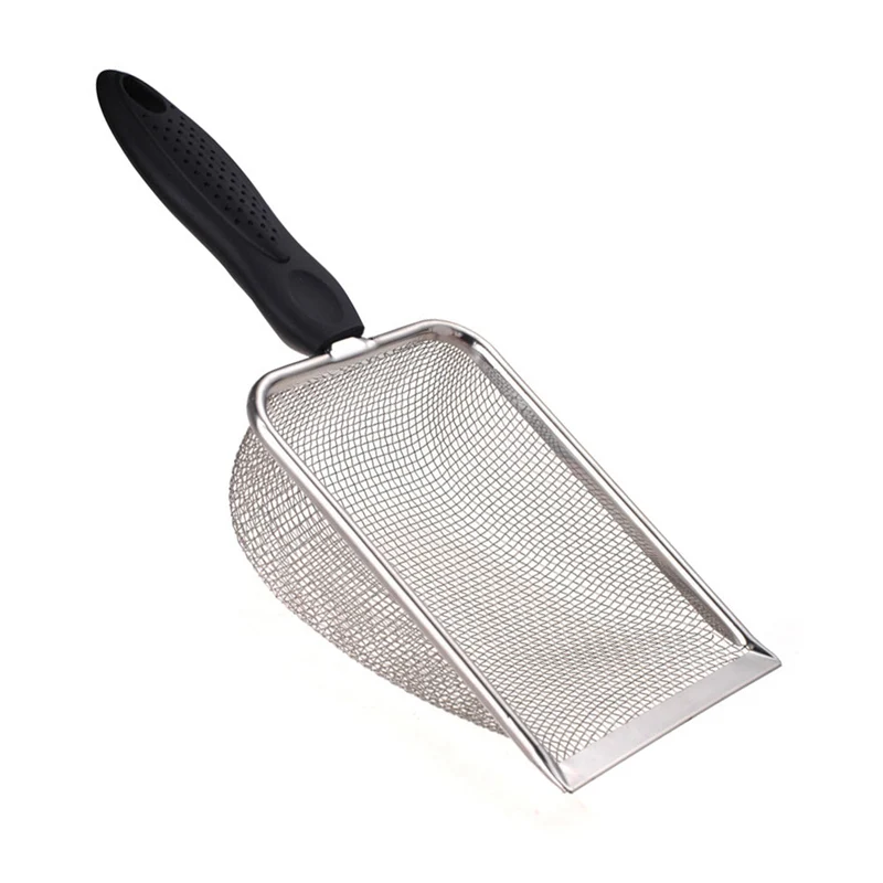 SunGrow Pelle à sable pour reptiles – Tamise fin, Manche anti-dérapante, 11 pouces