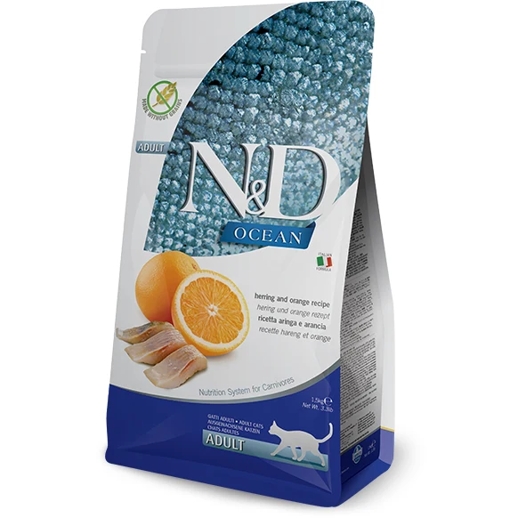 Farmina N&D Ocean - Herring & Orange Cat Food 11lb