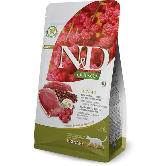 Farmina N&D (Natural & Delicious) Quinoa - Urinary Duck Cat Food