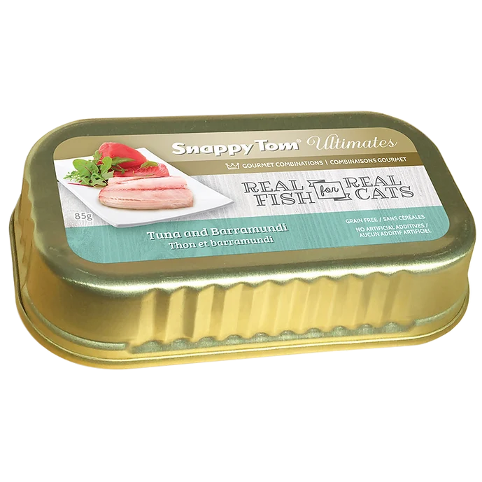 Snappy Tom - Ultimates - Tuna and Barramundi Canned Cat Food (85g)