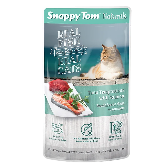 Snappy Tom - Naturals - Tuna & Salmon Canned Cat Food (100g)