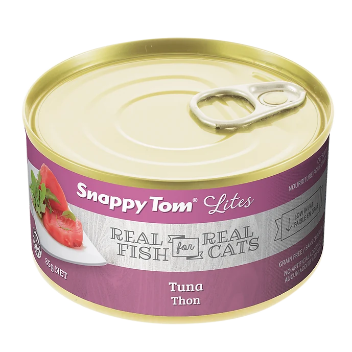 Snappy Tom - Lites - Tuna & Salmon Canned Cat Food (85g)