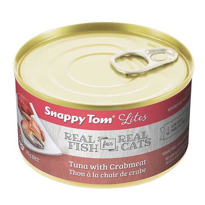 Snappy Tom - Lites - Tuna & Crabmeat Canned Cat Food