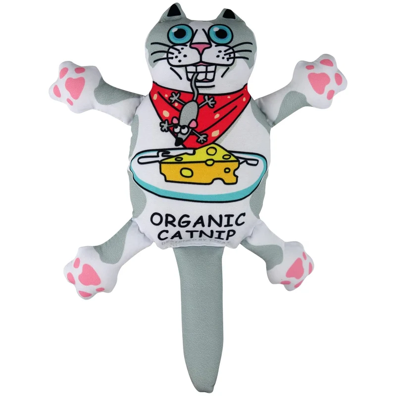 TTcat Oreiller Menthe à Chat Biologique – Jouet Chat Bruissant pour Chatons et Chats d’Intérieur