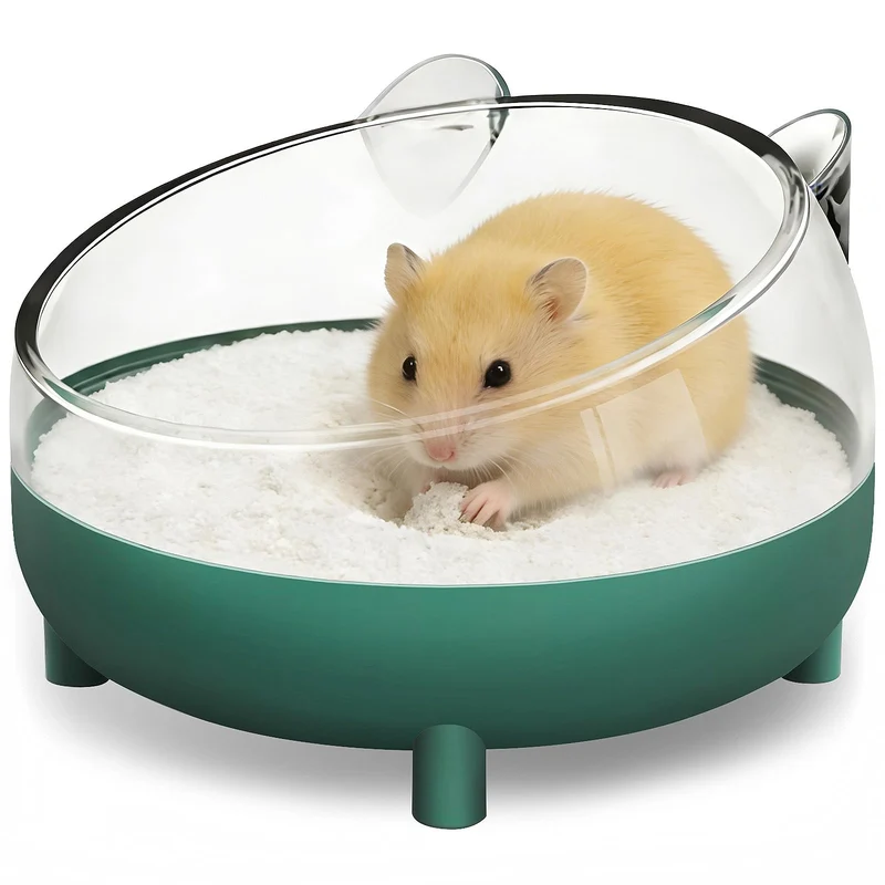 lazYYzal — Baignoire Hamster et Petits Animaux | Bac de Sable et Toilette pour Hamsters Nains, Gerbilles et Souris
