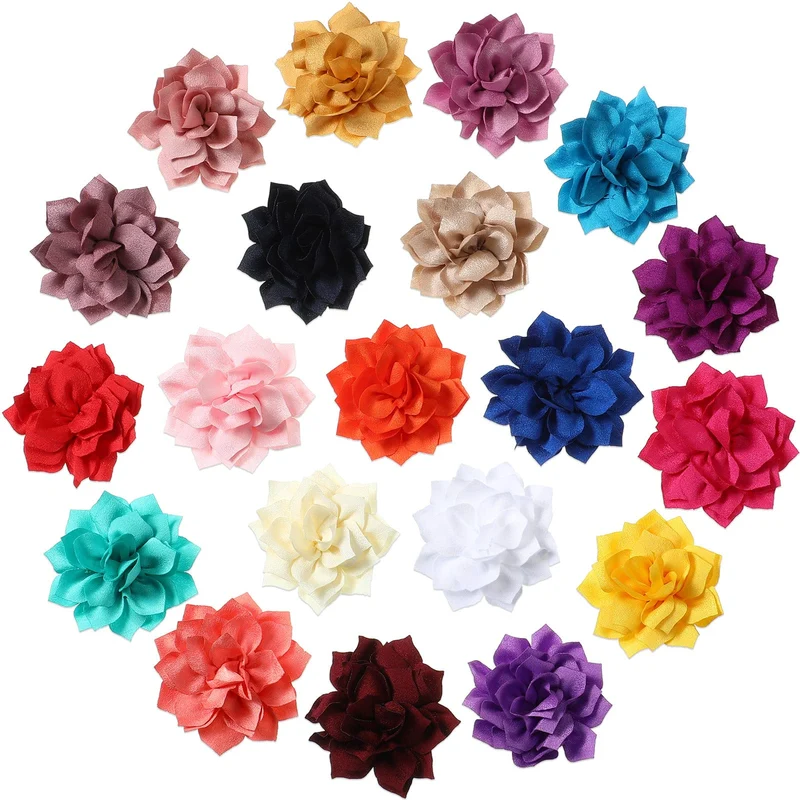 Saintrygo – 20 Fleurs pour Collier d’Animaux Multicolores | Accessoires Chien et Chat