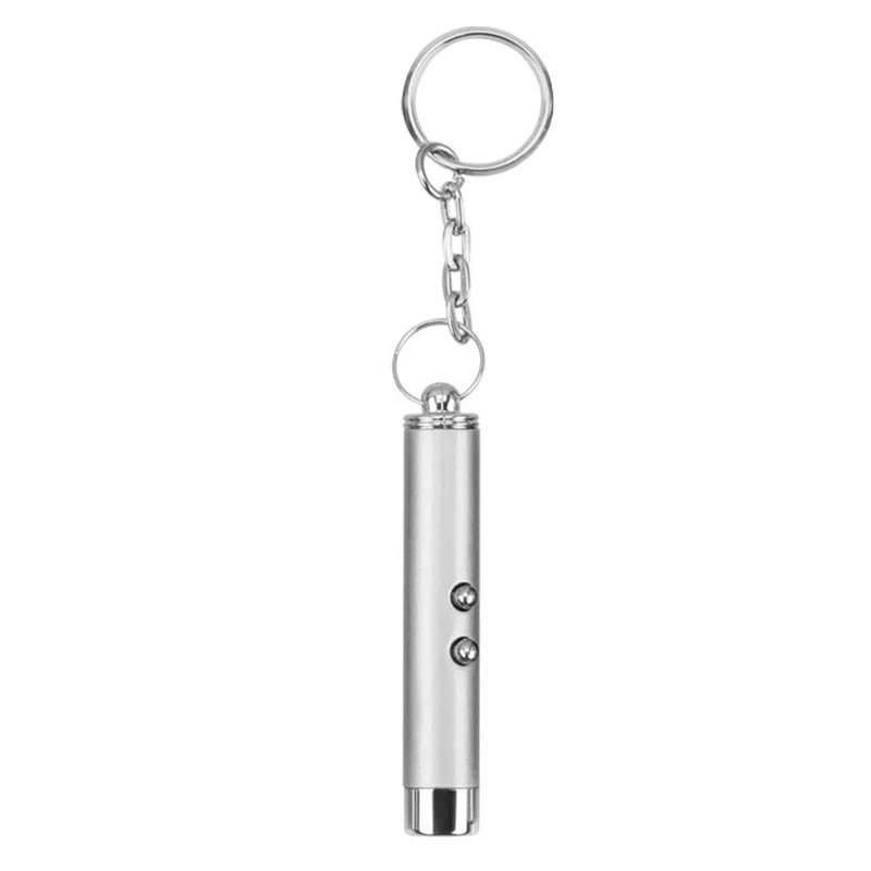 CHUQIANTONG 2-en-1 Pointeur Laser LED et Lampe Torche – Jouet Interactif pour Chats et Chiens