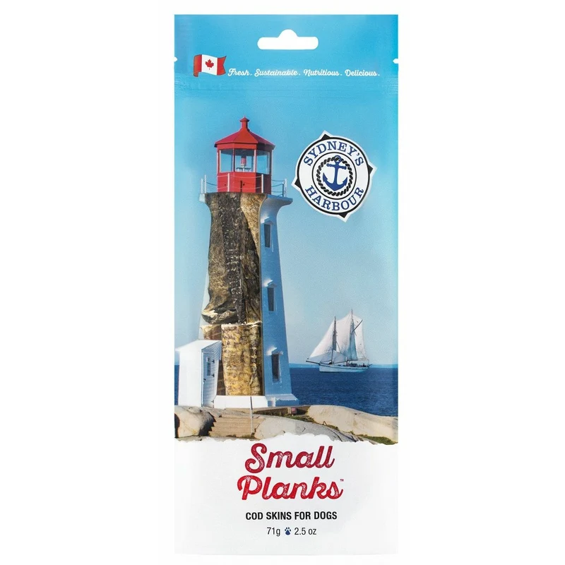 Sydney's Harbour - Small Planks (Cod Skins) - Dog & Cat Treats (2.5oz)