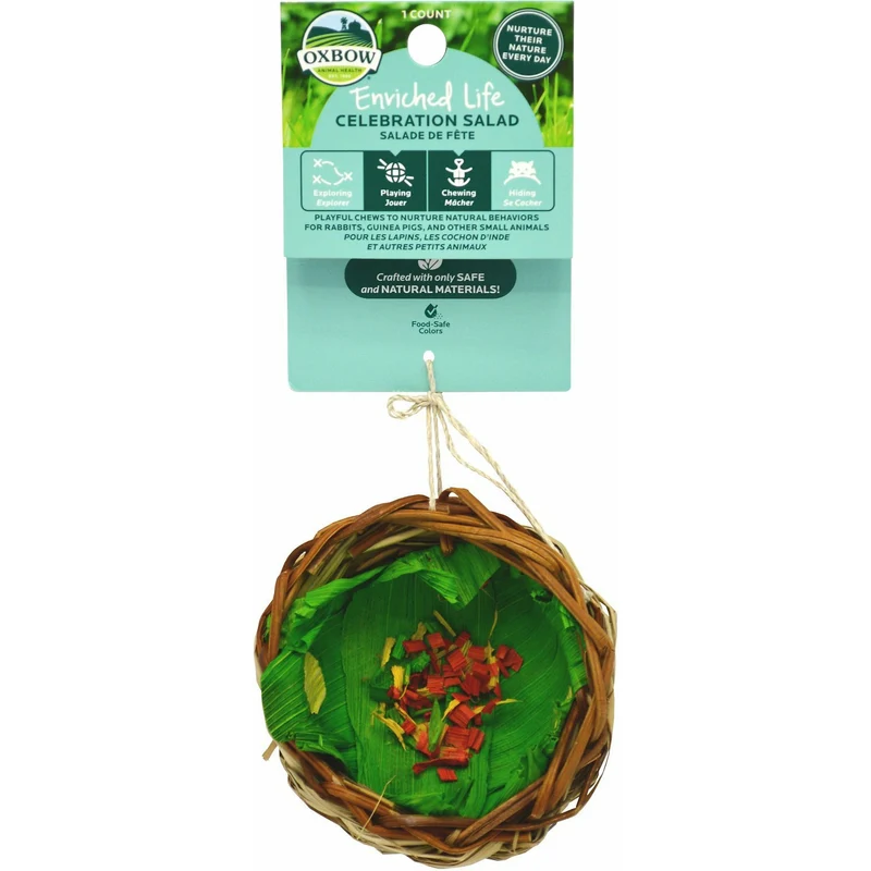 Oxbow Enriched Life - Celebration Salad Chew Toy for Small Animals