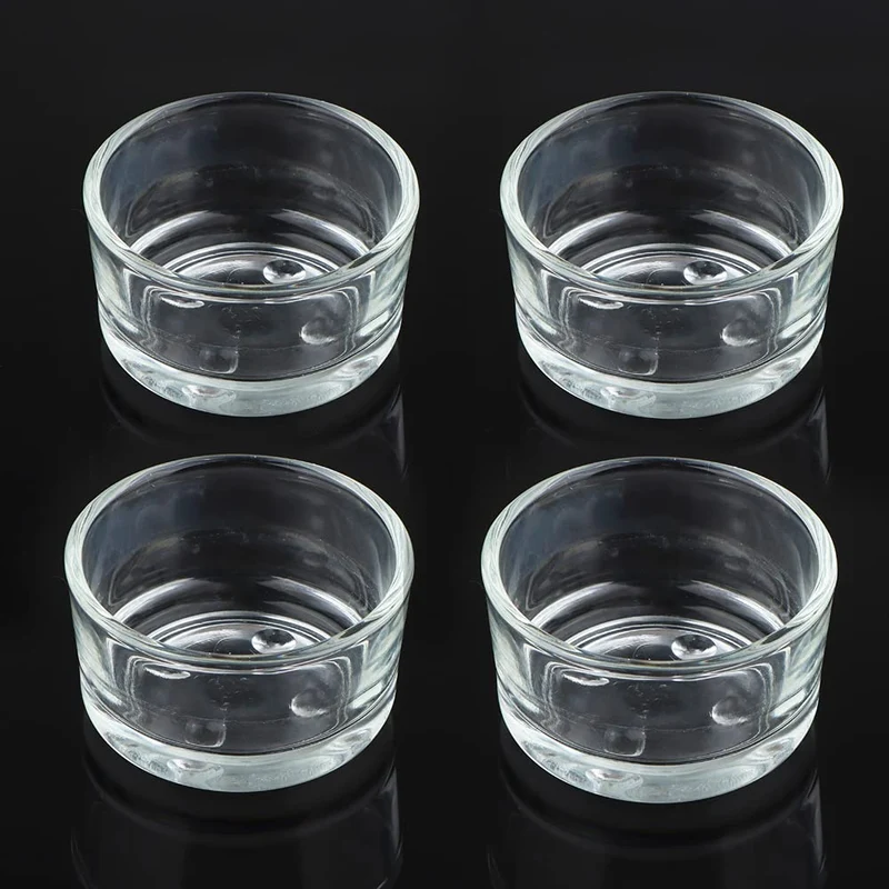 DQITJ – 4 Bols en Verre pour Reptiles : Nourriture et Eau