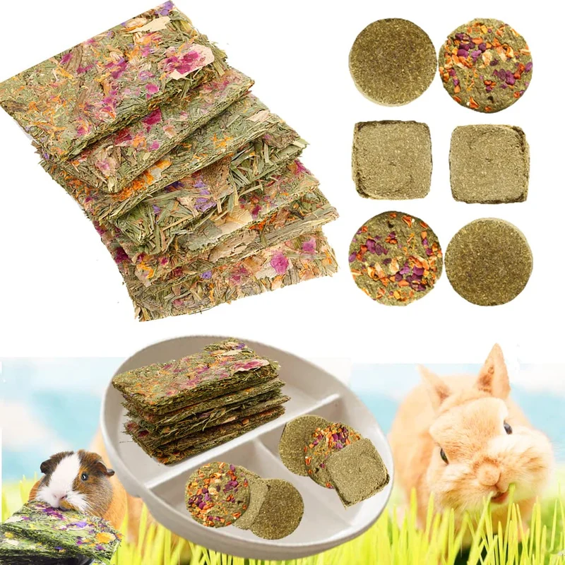 Abizoo Friandises Naturelles pour Lapins et Petits Animaux – Foin Timothy Parfum Floral