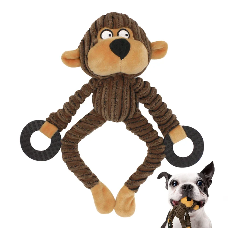 Jouets Siffleurs HGB pour Chiots – Peluche Douce et Dentition, Entraînement pour Petits et Moyens Chiens