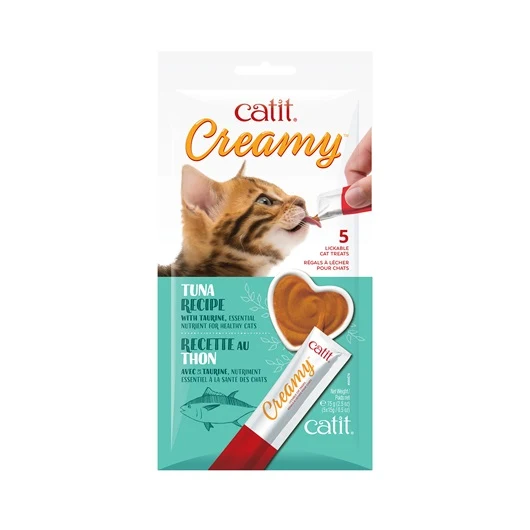 Catit Creamy Lickable Cat Treat - Tuna Flavour