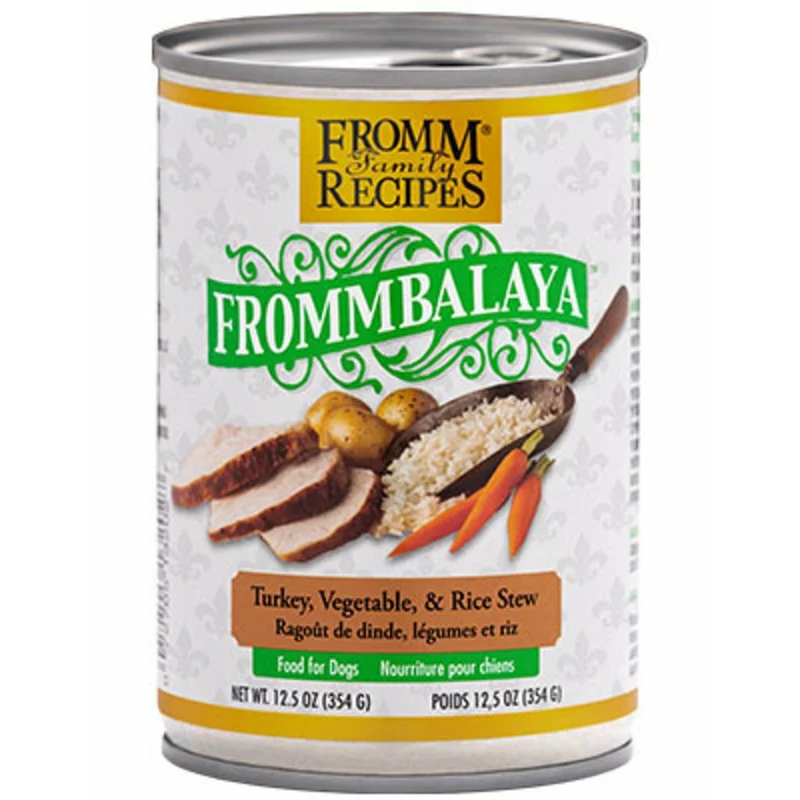Fromm Family Recipes - Frommbalaya Turkey, Vegetable, & Rice Stew - Canned Dog Food (354g)