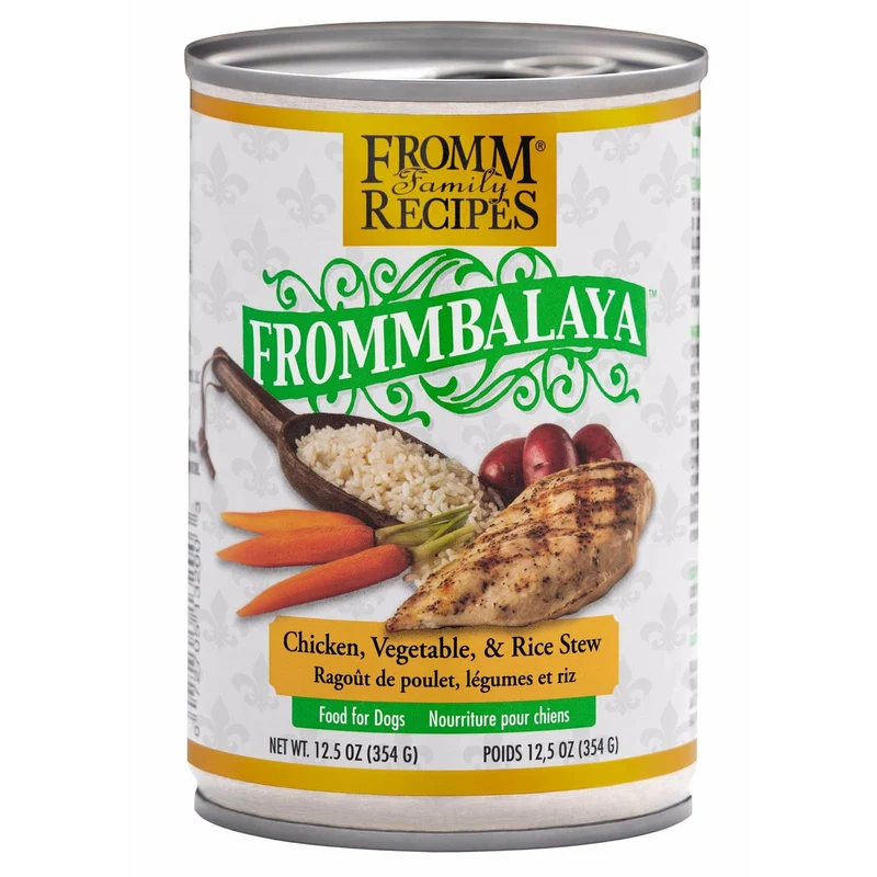 Fromm Family Recipes - Frommbalaya Chicken, Vegetable, & Rice Stew - Canned Dog Food (354g)