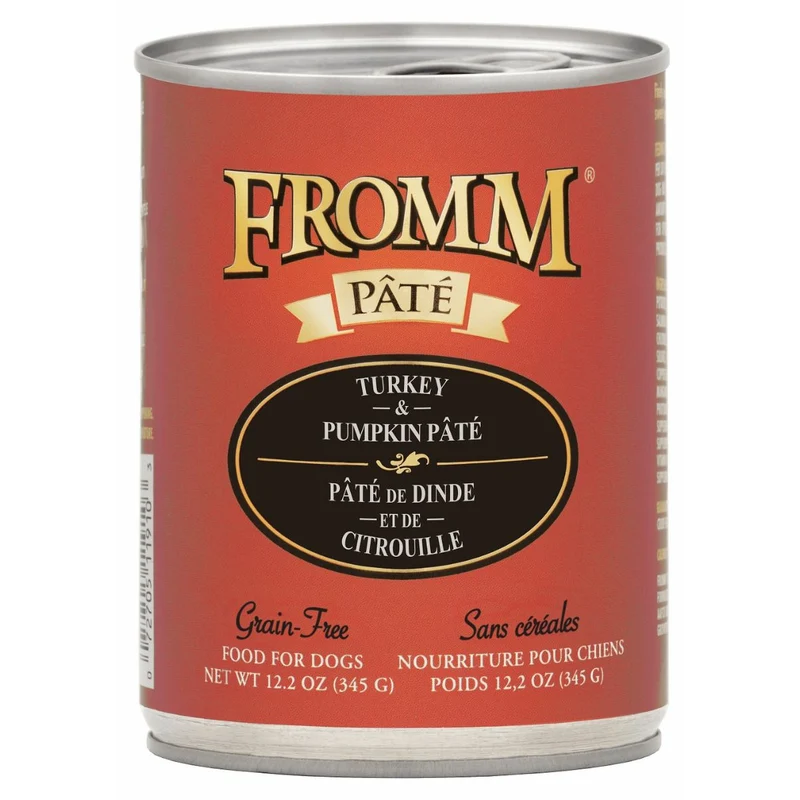 Fromm Pâté / Gold - Turkey & Pumpkin - Canned Dog Food (345g)