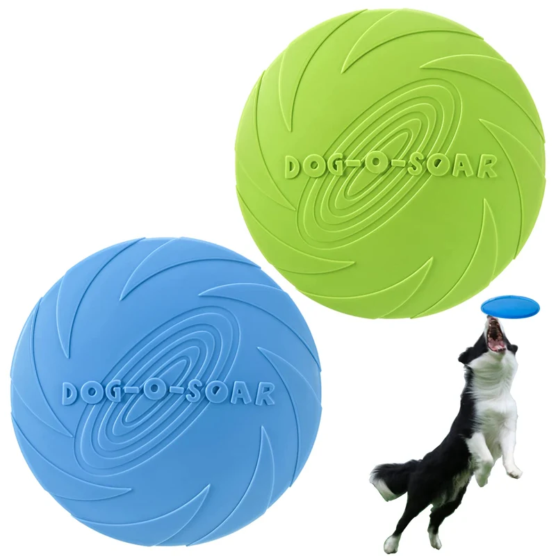 XIGOU Disque Volant pour Chien – Lot de 2, Jouet Léger et Durable 7,2 po