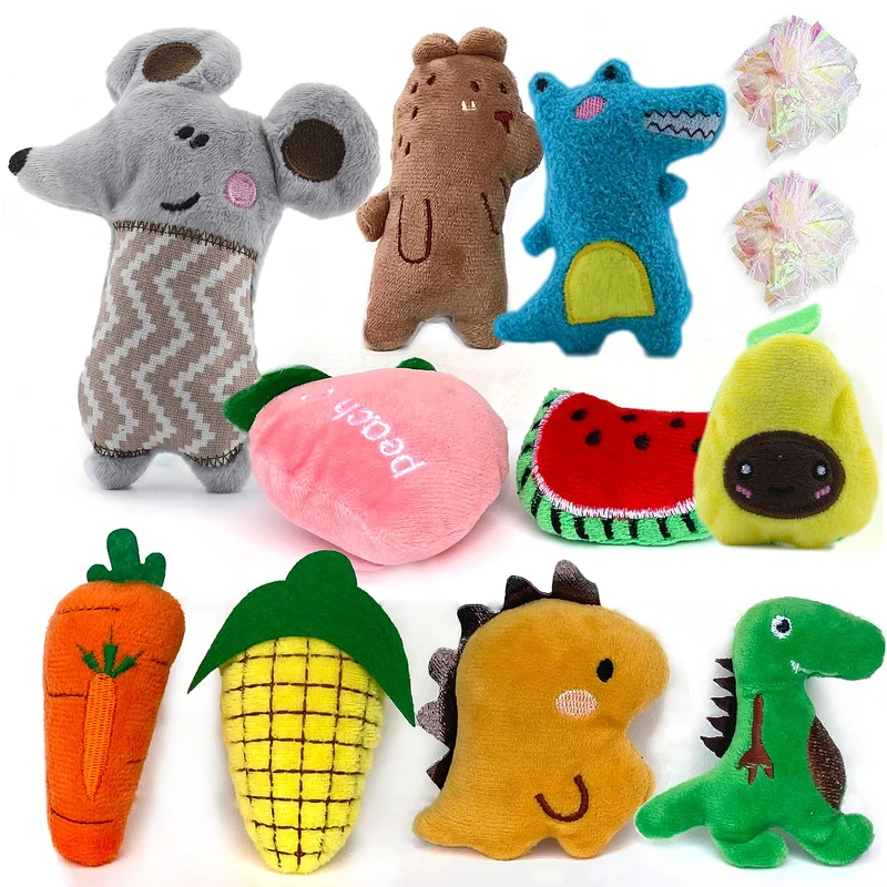 AZOFFYIU – Jouets pour chat interactifs d'intérieur (12 pièces, 002, Large)