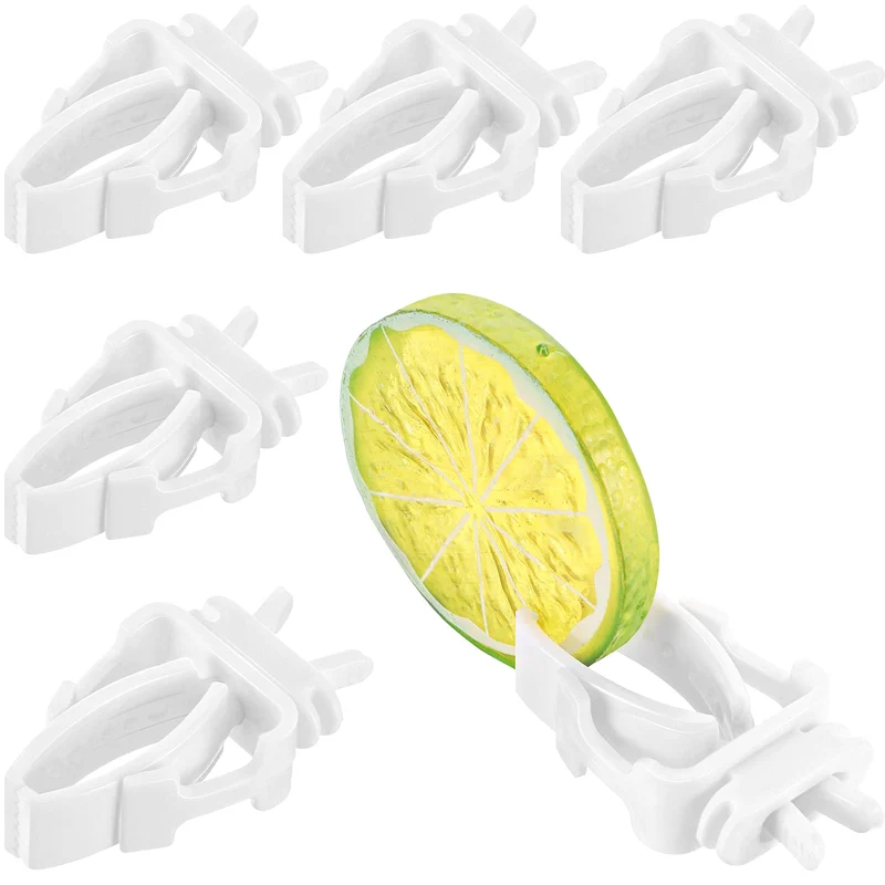 CHENGU – 6 Clips d’Alimentation pour Oiseaux: Fruits et Légumes, Fixation Facile sur Cage
