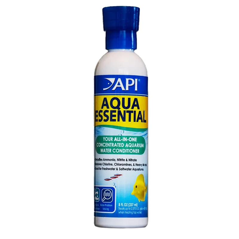 API AQUA ESSENTIAL – Conditionneur d'eau pour aquarium 8 oz | déchlorination rapide et sécurité des poissons