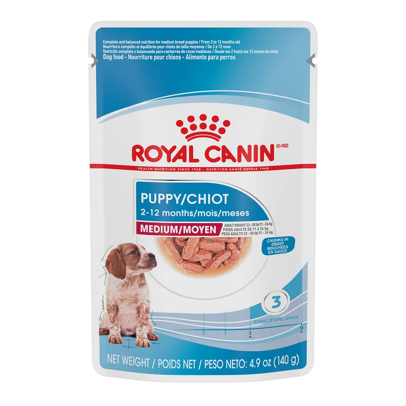 Royal Canin Medium Puppy Pouch Dog Food
