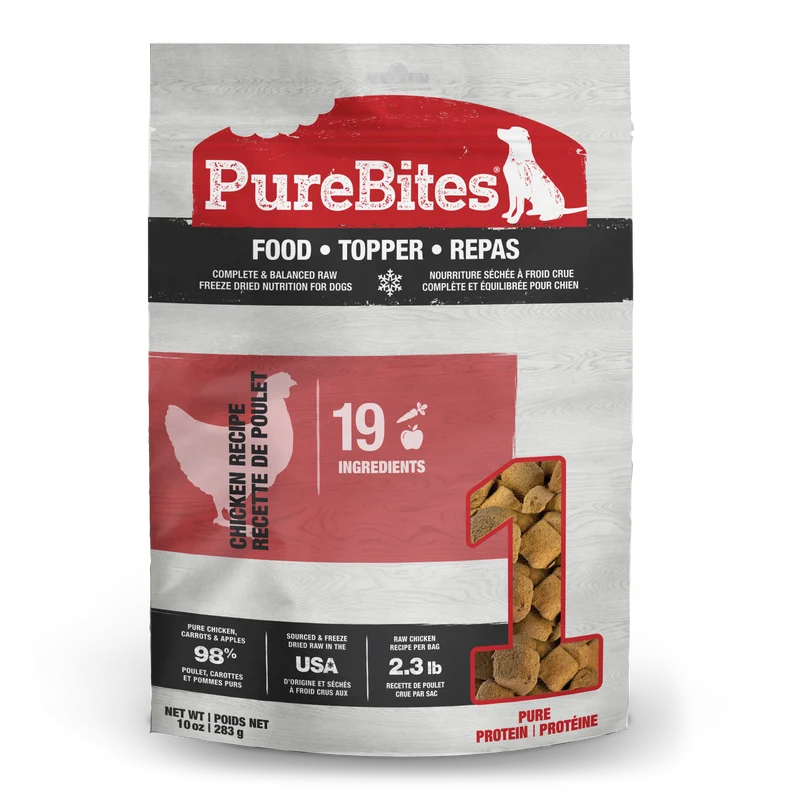 PureBites Dog Food Topper - Chicken Recipe (283g)