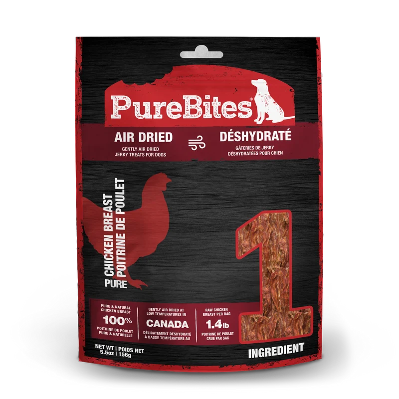 PureBites Dog Chicken Jerky (156g)