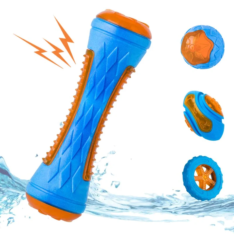 CoubonTail – Jouets Siffants pour Chien, Flotteurs Piscine & Plage en TPR