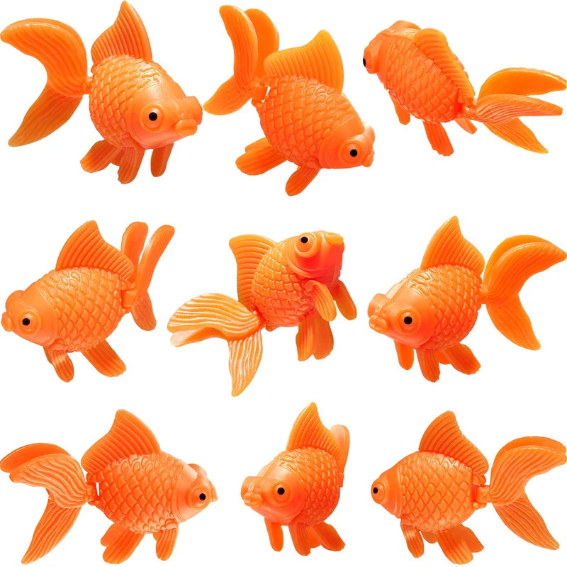 Sumind – 15 Poissons Rouges Artificiels Flottants pour Aquarium | Décoration Réaliste