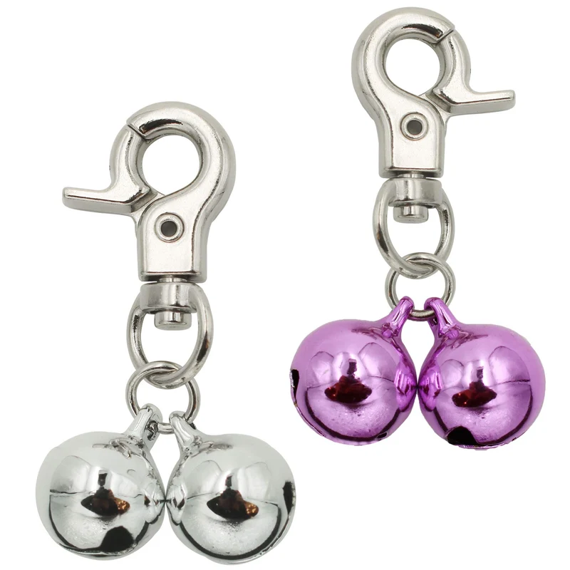 KITTAIL Clochettes pour Collier – Lot de 2 en Acier Inoxydable pour Chiens et Chats
