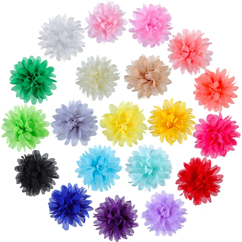 WILLBOND 20 Fleurs pour Collier d'Animaux Multicolores – Accessoires Chien et Chat