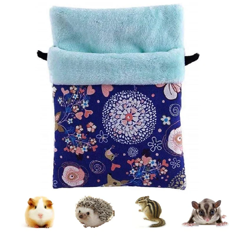 Litewood Poche Dodo Suspendue Medium Bleu Cerf — Cocon Doux pour Petits Animaux