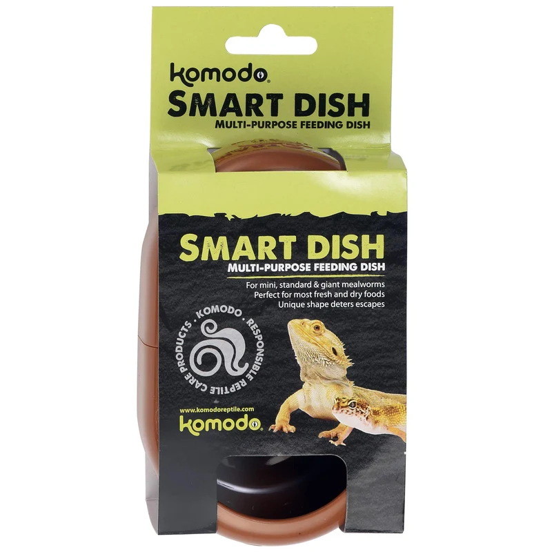 Komodo Assiette Intelligente – Empêche l’évasion des vers vivants, pour reptiles et animaux aquatiques