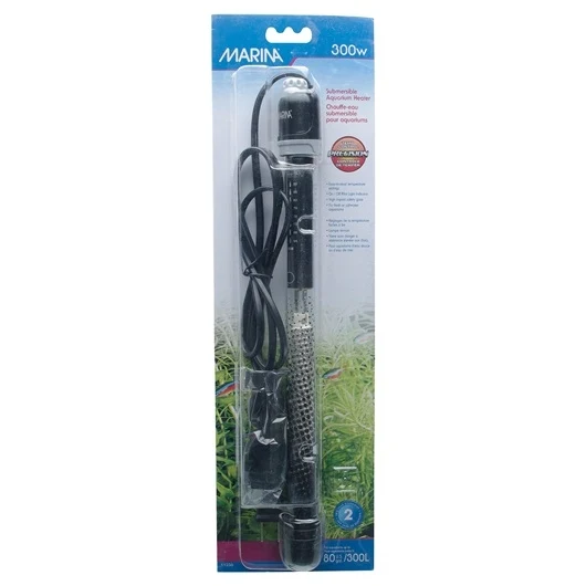 Marina Submersible Pre-Set Aquarium Heater - 300 W - 27 cm (10.6”)