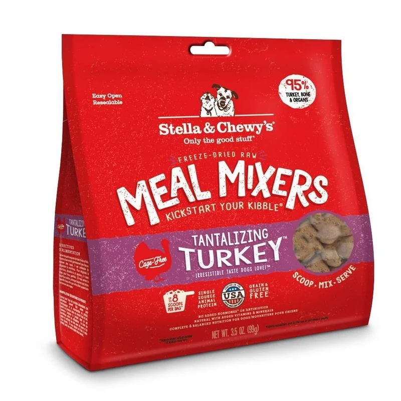 Stella & Chewy's - Tantalizing Turkey Meal Mixers - Freeze-Dried Dog Food